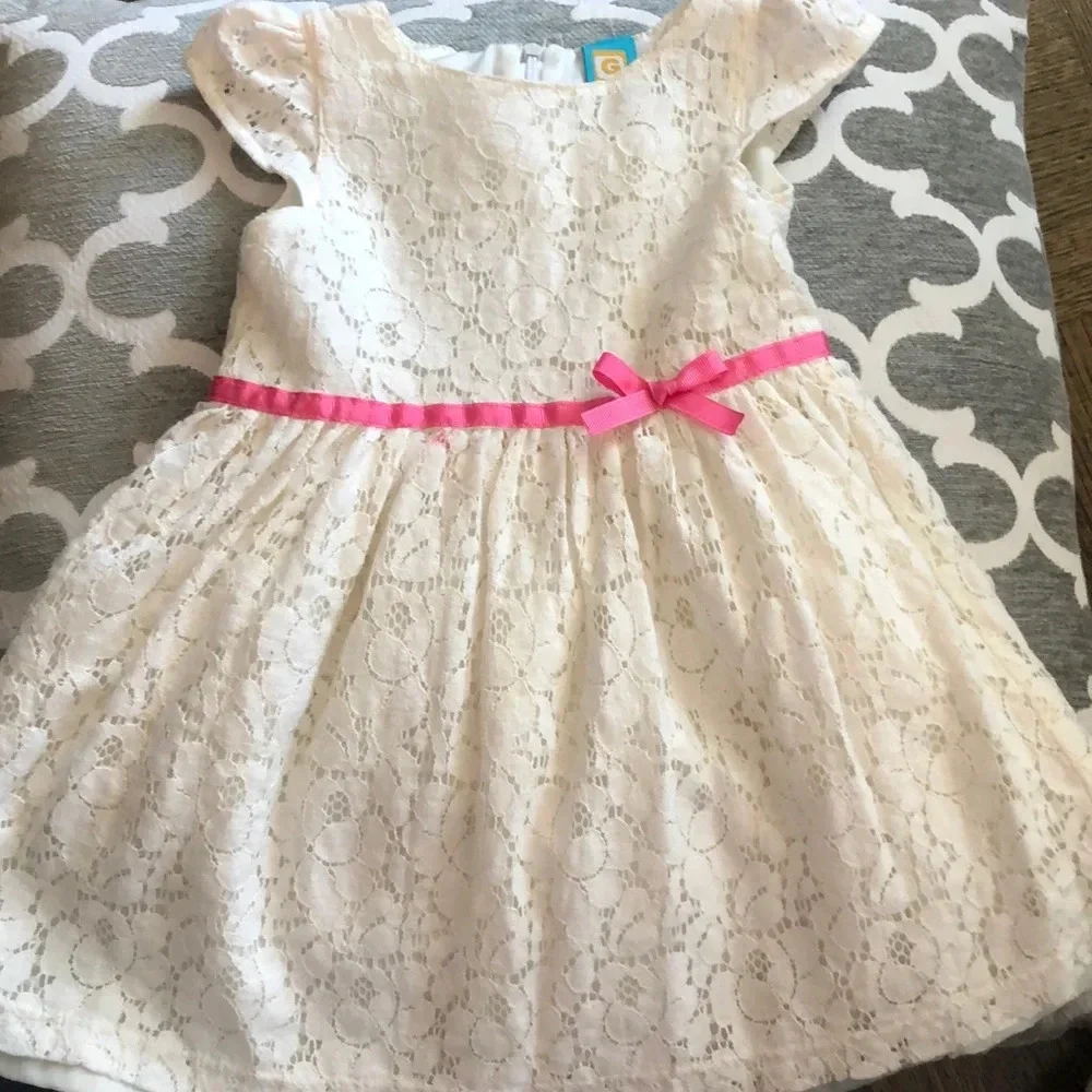 🍭3/$20🍭Vintage White lace dress - Picture 1 of 5